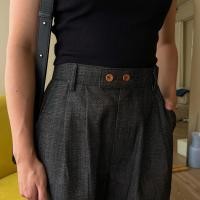 ราคา katji พร้อมส่ง Boy Scout Pants กาวเกงขากว้าง size SM (19260782927)