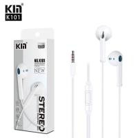 ราคา หูฟัง หูฟังสเตอริโอ KIN รุ่น K101 เสียงเบส หัวแจ๊ค 3 5 มม Wired Headphones Earbuds with Microphone Pack of 2 in Ear Earphones Volume Control Clear Audio Headphones Compatible with iPhone ipad Android 