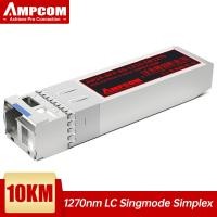 ราคา AMPCOM 10G LC SFP โหมดเดี่ยวโมดูล Simplex Optic 10GBase SX BiDi SFP 1270nm TX 1330nm RX 10 60Km โมดูลตัวรับส่งสัญญาณ SMF (12861925053)