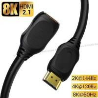 ราคา HDMI Compatible Extender Cable 8K HDMI Compatible 2 1 Cable Male to Female Cable for HDTV PS4 Switch HDMI Compatible Extension (17863979903)