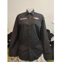 ราคา เสื้อเชิ้ตสีดำปักอาร์มแขนยาวสไตล์วินเทจ เสือเชิ้ตสีดำปักอาร์มมี่สไตล์วินเทจ 90 (14757178091)