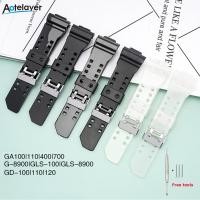ราคา Aotelayer 16มิลลิเมตรยางเปลี่ยนสายนาฬิกาสำหรับ Casio G Shock GA 100 110 120 150 400 700 GD 100 110 120 GW 8900 GLS 100เรซิ่นวงสร้อยข้อมือ (16257792525)