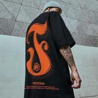 ราคา เสื้อยืดโอเวอร์ไซส์ ผู้ชายไซส์ใหญ่ เสื้อยืดแฟชั่นลายสีดำ T Shirt M 8XL พร้อมส่ง Street 6 S 5XL (18088317063)