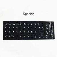 ราคา Keyboard Sticker Multi language Trackpoint Caps Russian Spanish Korean French German Thai Arabic Hebrew Japanese Italian (20316491401)