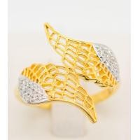 ราคา Happy Jewelry แหวนเพชรของแท้ แหวนปีกนก สวย เก๋ เท่ห์ ทองแท้ 9k 37 5 ขายได้ จำนำได้ ME637 (16901099581)