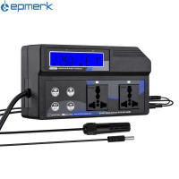 ราคา electronicshop Smart W Ifi เครื่องควบคุมอุณหภูมิและความชื้นควบคุมอุณหภูมิและความชื้นแบบดิจิตอลติดตั้งบนผนังตามอุณหภูมิและความชื้น (14130816449)