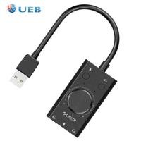 ราคา SC2 ORICO การ์ดเสียงยูเอสบีปรับระดับเสียงได้อะแดปเตอร์การ์ดเสียงเครื่องคอมพิวเตอร์ (17413503602)