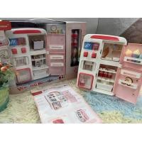 ราคา ของเล่นเด็ก ของเล่น ตู้เย็นเด็กเล่น ตู้เย็นอัตโนมัติ ตู้เย็นญี่ปุ่น ตู้เย็นสีชมพู ตู้กดน้ำ Refrigerator ตู้เย็นมีควัน (15728509502)