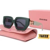ราคา 2024รูปหลายเหลี่ยมหญิงแว่นกันแดดขับรถ2730 Miu Miu MM แว่นตากันแดด UV400สีเยลลี่ (20898094184)