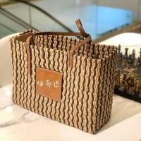 ราคา Loewe กระเป๋าตะกร้าผักสไตล์เดียวกันสำหรับฤดูกาลใหม่กระเป๋าฟางแบบทอกระเป๋าวันหยุดแบบทอมือกระเป๋าสะพายไหล่ข้างเดียวกระเป๋าถือที่สวยงาม (19713438743)