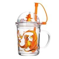 ราคา Icc toy Pokemon Squirtle Bulbasaur Charmander Pikachu Jigglypuff อะนิเมะ Psyduck แก้วน่ารักแก้วแบบมีหลอดน้ำผลไม้แก้วน้ำนมของขวัญ (18319957874)