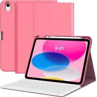 ราคา MoKo เคส iPad รุ่น10th พร้อมคีย์บอร์ดปลอกพร้อมที่ใส่ดินสอคีย์บอร์ดแบบพับตั้งได้แป้นพิมพ์บลูทูธสำหรับ iPad ใหม่10th Gen 10 9นิ้ว (19840488106)