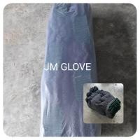 ราคา ถุงมือผ้า ขนาด600กรัม เทาดำ ยกถุง10โหล (1885150979)