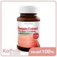 ราคา VistraTomato Extract Plus Beta Carotene 30 Capsules วิสทร้า สารสกัดจากมะเขือเทศ ผสมเบต้า แคโรทีน และวิตามินอี (20869982661)