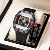 ราคา hot style Richard fashion barrel shaped multi function fully automatic watch mens student tritium authentic top ten brand meters (20508120388)