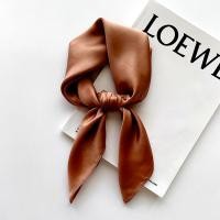 ราคา ผ้าพันคอไหมแท้ไหมหม่อน 53cm ผ้าพันคอสี่เหลี่ยมสีเล็กสำหรับฤดูใบไม้ผลิและฤดูใบไม้ร่วงผู้หญิงแฟชั่นทุกอาชีพ (19707553815)