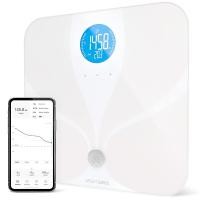 ราคา Greater Goods WiFi Weight Scale Premium Smart Scale Measures Tracks Weight BMI Muscle Mass Water Weight Bone Density and Body Fat Works with Fitbit Apple Health Google Fit White Premium Wifi Model w E