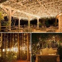 ราคา 100 200m 200 LED พลังแสงอาทิตย์ไฟประดับโคมไฟสตริงตกแต่งงานปาร์ตี้งานแต่งงานสวนกลางแจ้ง (1190128317)