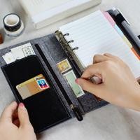 ราคา Journal Loose leaf Planner Korean Stationery Leather Notebook Case Notebook Binder Loose leaf Notebook Travelers Notebook Diary (12920065251)