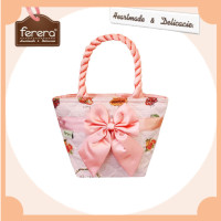 ราคา FERERA เฟอเรร่า กระเป๋าถือผ้าคอตตอนขนาดเล็ก (10396178906)