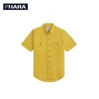 ราคา Hara เสื้อเชิ้ต Hara Classic สองกระเป๋าพร้อมกระดุมเหล็ก HMGS 901626 เลือกไซส์ได้ (20878014873)