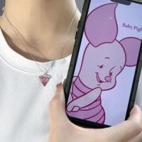 ราคา ฅωฅ Sanrio magnetic suction necklace trill in same melody koro m cinnamon dog kt cat pizza lovers necklace (18322511624)