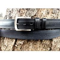 ราคา เข็มขัดหนังวัวแท้ หนังสวย แบรนด์เนม GOLD PARKO หนังสีดำ (17158626465)