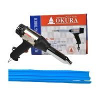 ราคา ปืนเชื่อมพีวีซี OK 700 OKURA ปืนเชื่อม พลาสติก พีวีซี PVC เครื่องเป่าลมร้อน ปืนเป่าลมร้อน พร้อมอะไหล่สำรอง (9768495489)
