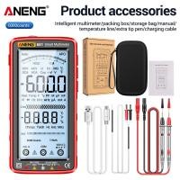 ราคา Aneng 681เครื่องทดสอบกระแสไฟฟ้าแบบไม่สัมผัส เครื่องทดสอบแรงดันไฟฟ้าดิจิทัลมัลติมิเตอร์แบบมืออาชีพชาร์จไฟได้เครื่องทดสอบกระแสไฟฟ้าหน้าจอ LCD มิเตอร์วัดกระแสไฟไฟฟ้ากระแสตรง กระแสสลับ (21170662673)
