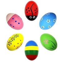 ราคา Wooden Egg Shakers Baby Maracas Eggs for Baby Kids Musical Instruments Early Learning Toys 6 Pcs Durable Multicolor (20999366075)