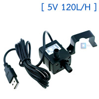 ราคา ปั้ม DC 5v 12v DC Water Pump 5V 12V home 120L H 240L H Ultra Quiet Brushless Motor Submersible fish Pool (19707484187)