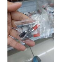 ราคา คลิปปากจระเข้ ตัวหนีบ ปากจระเข้ คลิปหนีบ ที่คีบแบตเตอรี่ หัวคีบแบต เล็ก ชุด 1คู่ ดำ แดง (17323436206)