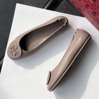 ราคา Tory Burch TB รองเท้าบัลเล่ต์พับได้รองเท้าพื้นนิ่มสวมใส่สบายรองเท้าสตรีขนาดใหญ่รองเท้าเต้นรำหนังแท้ (11633580252)