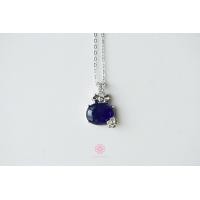 ราคา Rosenmarry สร้อยคอพร้อมจี้พลอยไพลินแท้ ตัวเรือนเงินแท้ จัดส่งฟรี RN040 พลอยแท้เสริมดวง ของขวัญ (18709848885)