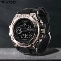 ราคา LASIKA นาฬิกาข้อมือผู้ชายกีฬากันน้ำนักเรียนมัธยมต้นเทรนด์มัลติฟังก์ชั่นสีดำเทคโนโลยีนาฬิกาอิเล็กทรอนิกส์เรืองแสง (20061873187)