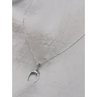 ราคา สร้อยคอโซ่ ประดับจี้พระจันทร์เสี้ยว ทำจากเงิน 925 ชุบทองแท้ 18 กะรัต (10295792989)