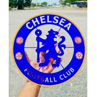 ราคา โลโก้เชลซี สิงโตน้ำเงินคราม เหล็กตัดเลเซอร์ ขนาด30 30cm คงทนไม่มีเสียรูปทรงทำสีเหมือนจริงใช้สีพ่นรถยนต์ภายนอก 2kทนแดดทนฝน ขนาดพกพา (7661746890)