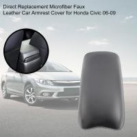 ราคา ที่เท้าแขนในรถยนต์หนังเทียมไมโครไฟเบอร์ที่หุ้มที่พักแขนสำหรับ Honda Civic 06 09เปลี่ยนได้โดยตรง (11289715075)