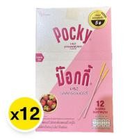 ราคา กูลิโกะ ป็อกกี้ Pocky รสสตรอเบอร์รี่ 9g x12ซอง ขนาด5บๅท (20607197039)