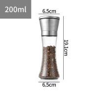 ราคา 1 pcs glass Mill Pepper Salt Spice Grinder with stainless steel core Kitchen Supplies Spices Glass Storage Container pepper mill Kitchen Gadgets Tools (20032771634)