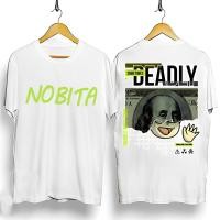 ราคา เสื้อยืด NOBITA HANDLE WITH CARE MONEY MONEY เสื้อยืดแฟชั่นพิมพ์ S 5XL (20853901090)