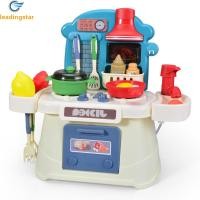 ราคา LeadingStar Fast Delivery Children Simulate Kitchenware Cooking Food Spray Light Music Education Toy for Girl Kid (20976158673)