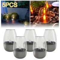 ราคา GrocGoods แสงเทียน LED สแตนเลสโคมไฟเทียนไขหลอดไฟพลังงานแสงอาทิตย์กลางแจ้งสวนเทียน LED สำหรับสวนเทียนพลังงานแสงอาทิตย์แสง IP44กันน้ำไฟเทียนพลังงานแสงอาทิตย์สำหรับลานบ้าน5ชิ้น (20194966174)