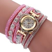 ราคา นาฬิกานาฬิกาข้อมืออะนาล็อกควอตซ์หน้าปัดเพชรเทียมรูปหัวใจสำหรับผู้หญิงแฟชั่นคลื่นความโน้มถ่วงหลายชั้น (17357032053)