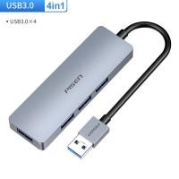 ราคา Pisen Hub ชนิด C USB C ถึง USB 3 0 HDMI รองรับ8 In 1RJ45อะแดปเตอร์ PD100W 5 In 1 Type C ศูนย์กลางสำหรับ Macbook Air Pro iPad Pro USB C (18566897249)