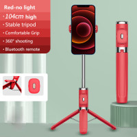 ราคา ขาตั้งเซลฟี่โทรศัพท์กันโคลงไม้เซลฟี่บลูทูธพร้อมที่วางไฟเติมขาตั้งกล้องสำหรับ Xiaomi Huawei (17803968453)