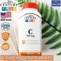 ราคา วิตามินซี C 500 mg 250 Tablets 21st Century (7163242876)