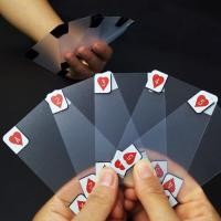 ราคา Creative Transparent Plastic Waterproof Poker Novelty Poker Index Playing Cards (19643774700)