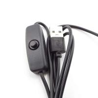 ราคา 5V DC 2 pin 1M USB Extension Cable Connector power supply Wire LED chips light 501 on off Switch Electrical For LED Lighting YB8TH (20414508142)