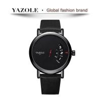 ราคา YAZOLE นาฬิกา ผู้ชาย ลำลอง ชำระเงินปลายทาง สร้างสรรค์ ง่าย กันน้ำ ของแท้ 100 ของขวัญวันหยุด กระจกมิเนอรัล สายหนัง 509 (20877582324)